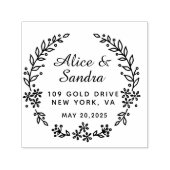 独自のラウンドのモダン作成 セルフインキングスタンプ (デザイン)