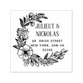 独自のラウンドのモダン作成 セルフインキングスタンプ (デザイン)