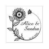 独自のラウンドのモダン作成 セルフインキングスタンプ (デザイン)