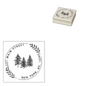 独自のラウンドのモダン作成 ラバースタンプ (押印)