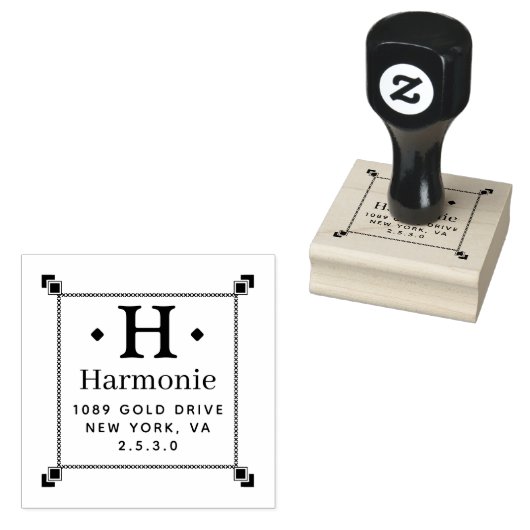 独自のラウンドのモダン作成 ラバースタンプ (押印)