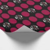 独自のラウンドをカスタム作成 ラッピングペーパー (角)