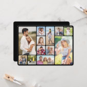 独自のラウンドコーナーを作成12フォトコラージュ カード (正面/裏面インサイチュ)