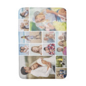 独自のラウンドコーナーを作成12フォトコラージュ バスマット (正面縦)