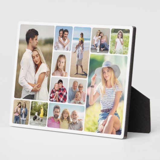 独自のラウンドコーナーを作成12フォトコラージュ フォトプラーク (側面)