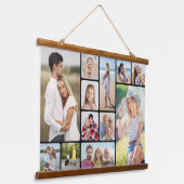 独自のラウンドコーナーを作成12フォトコラージュ 吊り下げ型タペストリー (傾斜あり)