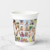 独自のラウンドコーナーを作成12フォトコラージュ 紙コップ (正面)