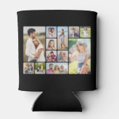 独自のラウンドコーナーを作成12フォトコラージュ 缶クーラー (裏面)