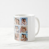 独自のラウンドコーナーを作成9 Photo Collage コーヒーマグカップ (正面右)