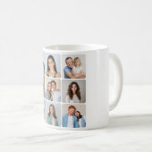 独自のラウンドコーナーを作成9 Photo Collage コーヒーマグカップ (正面右)