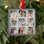 独自のラウンドコーナーを作成9 Photo Collage メタルオーナメント<br><div class="desc">Rounded Corners 9 Photo Collage for Christmas、誕生日、結婚式、記念日、卒業生、父の日、母の日、またはその他の特別な機会を簡単から使用するデザインツールで作成。友達お気に入りの、家族、休暇、趣味、ペットの写真を追加し素晴らして、1種類のフォトコラージュを持つ。私たちカスタムの写真コラージュは、家の装飾、ギフトの与えまたはビジネスのプロモーションの目的に最適である。</div>