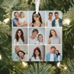 独自のラウンドコーナーを作成9 Photo Collage メタルオーナメント<br><div class="desc">Rounded Corners 9 Photo Collage for Christmas、誕生日、結婚式、記念日、卒業生、父の日、母の日、またはその他の特別な機会を簡単から使用するデザインツールで作成。友達お気に入りの、家族、休暇、趣味、ペットの写真を追加し素晴らして、1種類のフォトコラージュを持つ。私たちカスタムの写真コラージュは、家の装飾、ギフトの与えまたはビジネスのプロモーションの目的に最適である。</div>