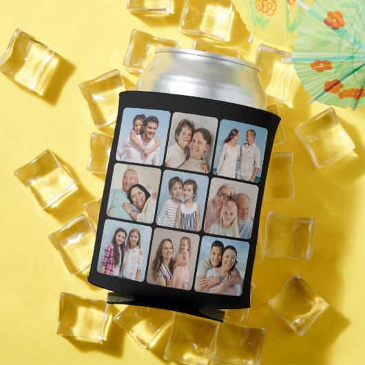 独自のラウンドコーナーを作成9 Photo Collage 缶クーラー (インサイチュ 夏)