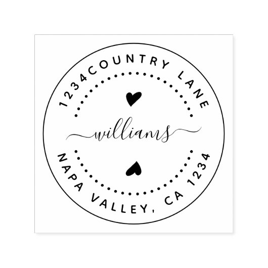 独自のラウンドモダンリターン自己インキングStの作成 セルフインキングスタンプ (デザイン)