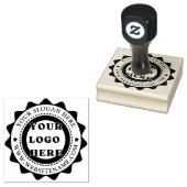 独自のラウンドモダン差出人住所 ラバースタンプ (押印)