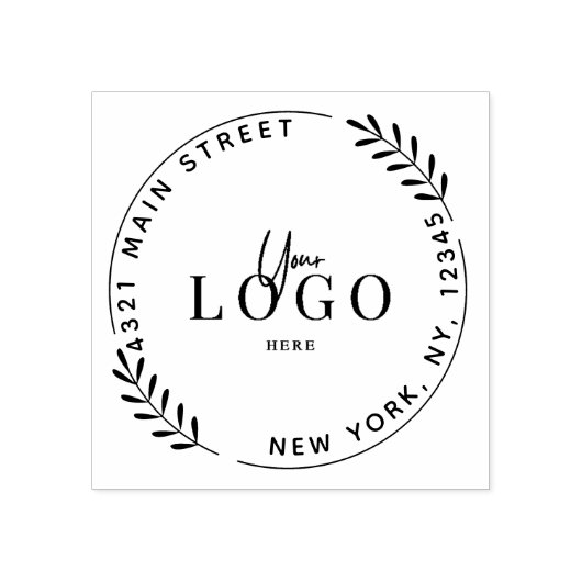 独自のラウンドラバーモダンスタンプを作成する ラバースタンプ (インプリント)