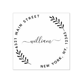 独自のラウンドラバーモダンスタンプを作成する ラバースタンプ