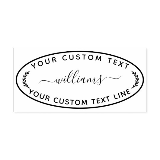 独自のラウンドリターンをモダン作成する ラバースタンプ (インプリント)