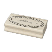 独自のラウンドリターンをモダン作成する ラバースタンプ (スタンプ)