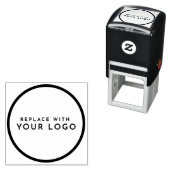 独自のラウンドロゴをパーソナライズされた作カスタム成する セルフインキングスタンプ (インサイチュ)
