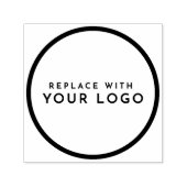 独自のラウンドロゴをパーソナライズされた作カスタム成する セルフインキングスタンプ (デザイン)