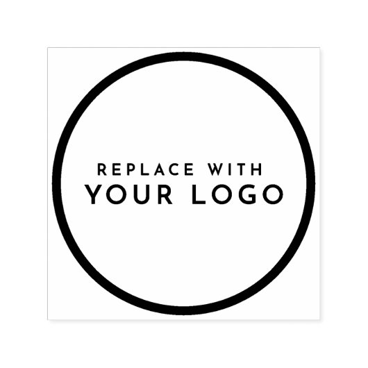 独自のラウンドロゴをパーソナライズされた作カスタム成する セルフインキングスタンプ (デザイン)