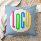 独自のラウンドロゴテンプレートプロトタイプの作成 クッション (ブランケット)