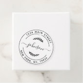 独自のラウンド差出人住所 フェイバータグ (インサイチュ)