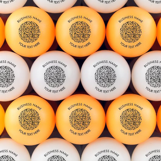 独自のラウンドQRコードスキャンミニマルシンプル 卓球ボール