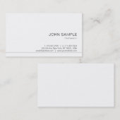 独自のラグジュアリーモダンプエレガントランを作成 名刺 (正面/裏面)