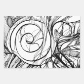 独自のラッピング紙フラットシートセット3 ラッピングペーパーシート (正面2)