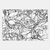 独自のラッピング紙フラットシートセット3 ラッピングペーパーシート (正面)