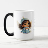 独自のラテンエンジェルブルークリスマスを作成 モーフィングマグカップ (左)