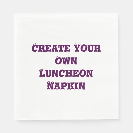 独自のランチョンナプキンを作成 スタンダードランチョンナプキン (正面)