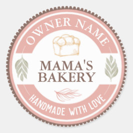 独自のラヴカスタムィーで手作りベーカリーを作成 ラウンドシール