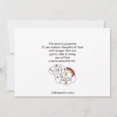 独自のリアリティを作成する_フラットカード7"x5" (裏面)