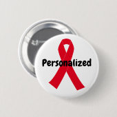 独自のリボンをパーソナライズされた認識度する 缶バッジ (正面&裏面)