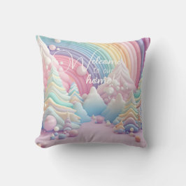 独自のレインボーキャンディクリスマスツリーを作成 クッション