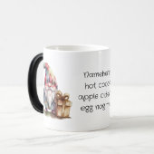 独自のレインボーハーレクインクリスマス格言を作成 モーフィングマグカップ (正面左)