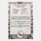 独自のレシピキープサートインディアディアーを作成 キッチンタオル (縦)