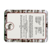 独自のレシピキープサートインディアディアーを作成 マグネット (横)