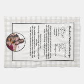 独自のレシピキープサーブバッファローを作成 キッチンタオル (横)