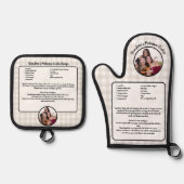 独自のレシピキープサーブバッファローを作成 鍋つかみ&鍋敷きセット (正面)