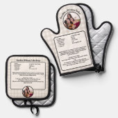 独自のレシピキープサーブバッファローを作成 鍋つかみ&鍋敷きセット (正面/裏面)