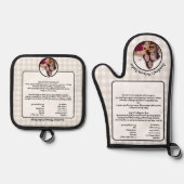 独自のレシピキープサーブバッファローを作成 鍋つかみ&鍋敷きセット (正面)