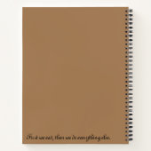 独自のレシピブックの作成 ノートブック (裏面)