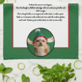 独自のレシピ画像を作成する キッチンタオル (折り畳み)