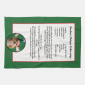 独自のレシピ画像を作成する キッチンタオル (横)