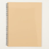 独自のレトロイエローの結婚作成 プランナー手帳 (正面)