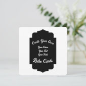 独自のレトロスタイル図形の作成 シーズンカード (スタンド正面)